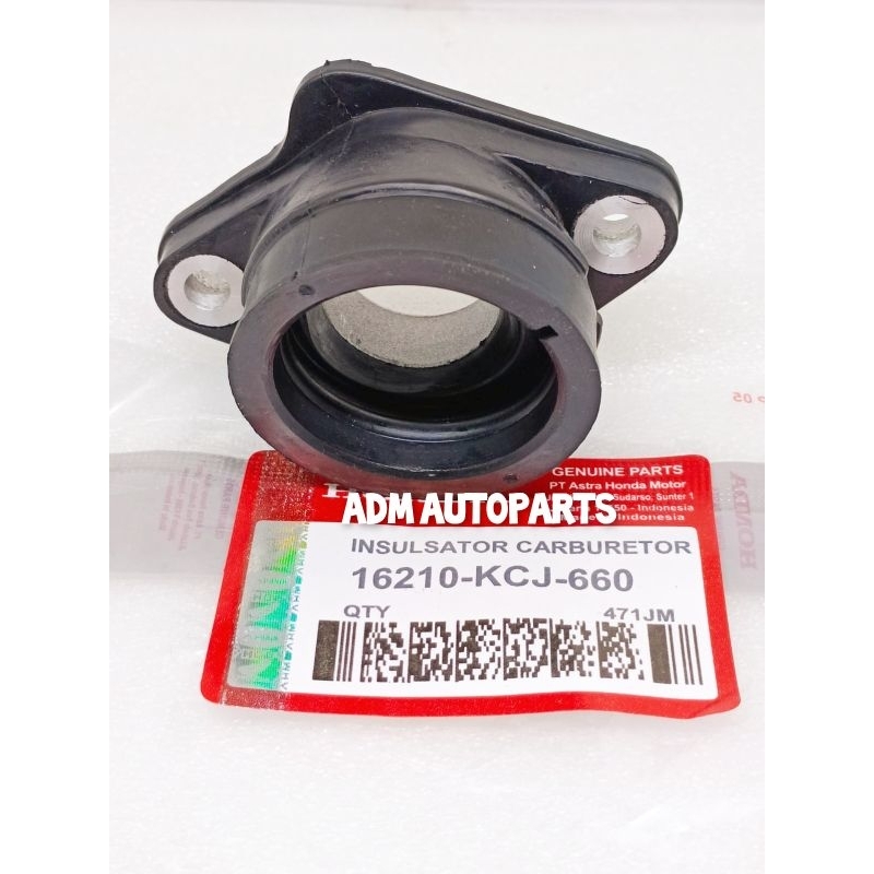 INTEK MANIPOL INSULATOR CARB KCJ TANPA TONJOLAN TIGER 2000 TIGER LAMA TH (1993 SAMPAI 2006) ORI LOKA