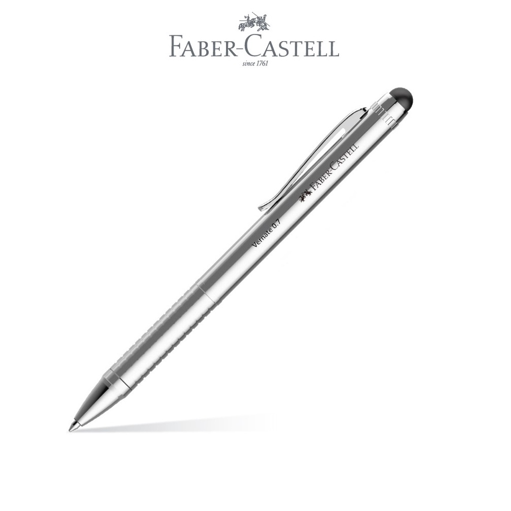 

KODE P62T FaberCastell Stylus Pen Vernate Silver Metalic