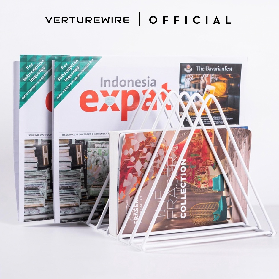 

Hot Sale Verturewire Sekat Minimalis Triangle Bookshelf