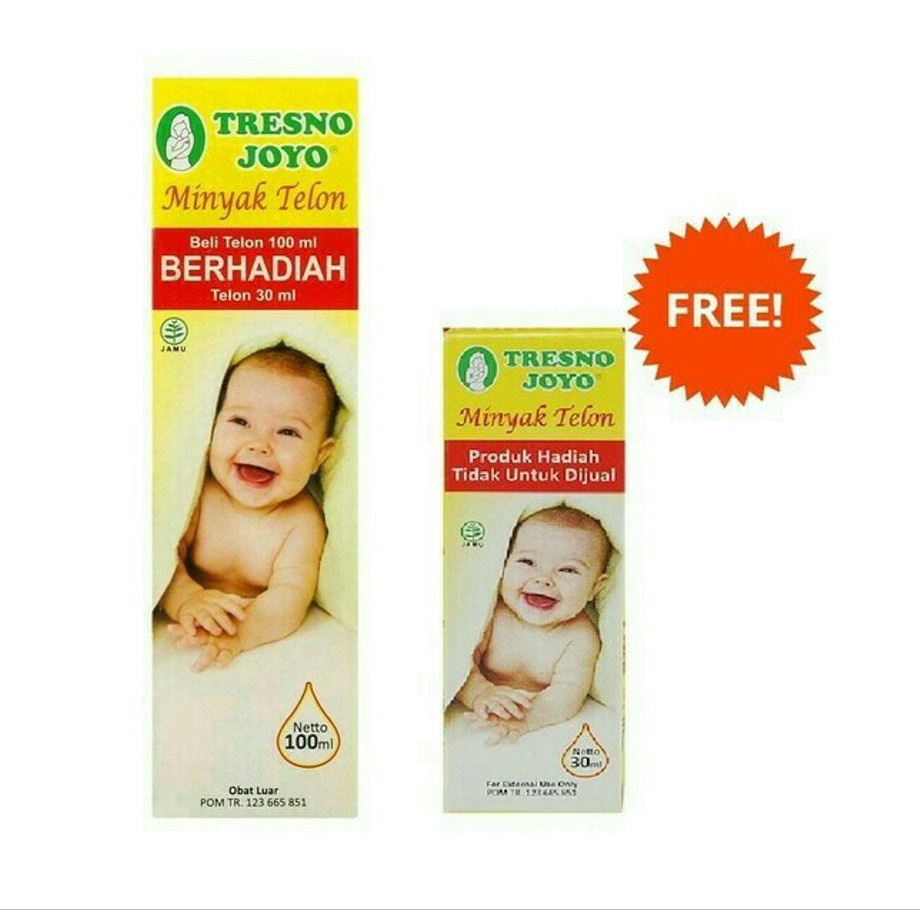 

Jessen Tresnojoyo Tresno Joyo Minyak Telon 1ml get 3ml EXP 226