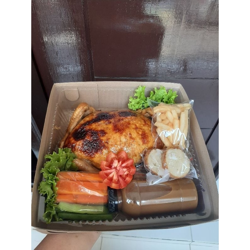 

ayam kodok paket sedang