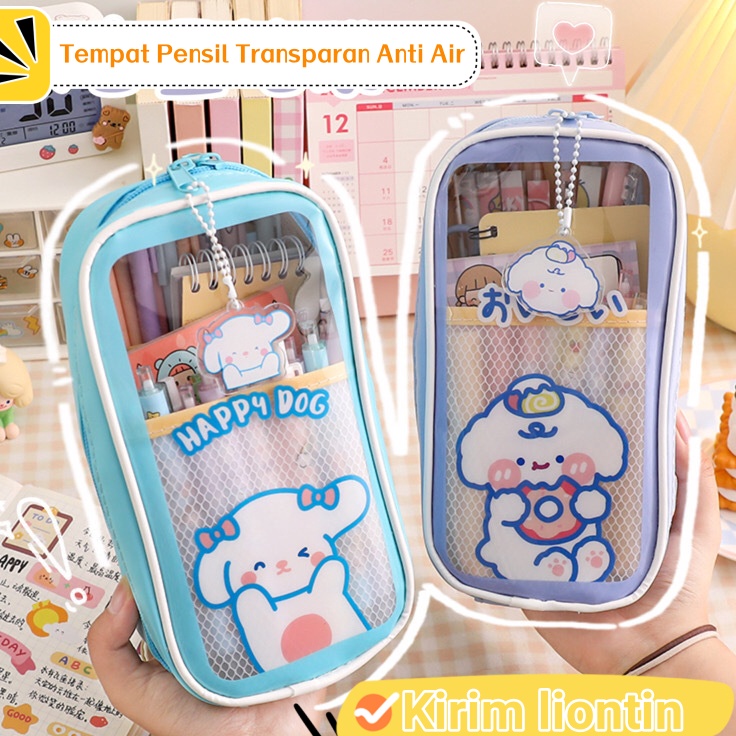 

Liontin Tempat Pensil Jumbo Banyak Slot Anti Air Transparan Cute Ins Korean Style Pencil Case Tempat Pensil Anak Transparan Motif Kartun Pencil Case Multifungsi Ala Korea Pouch Serbaa Tempat Alat Tulis Tempat Pulpen Perlengkapan Sekol