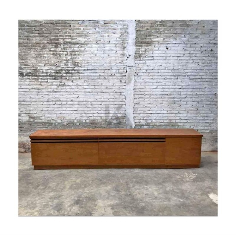 Meja Kabinet TV Minimalis Kayu Jati 2 Meter