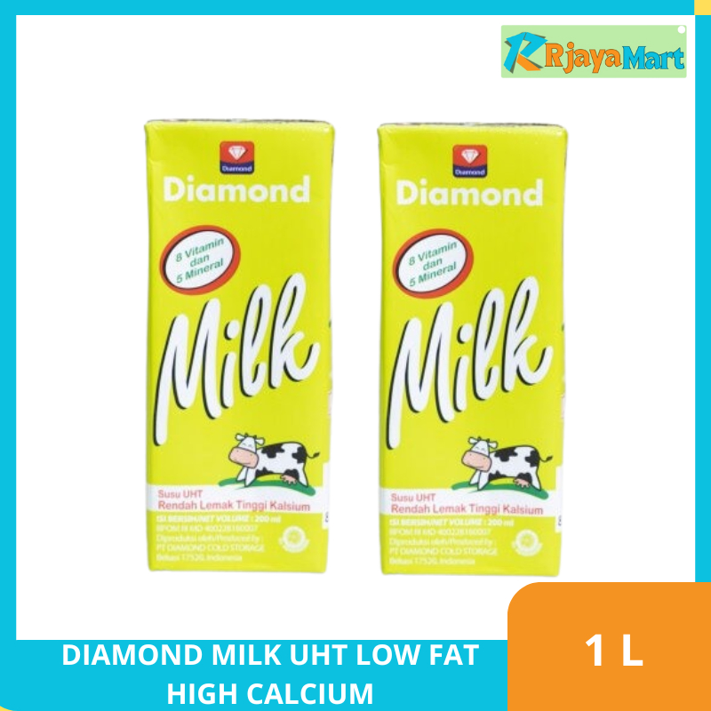 

DIAMOND MILK UHT LOW FAT HIGH CALCIUM 1 L