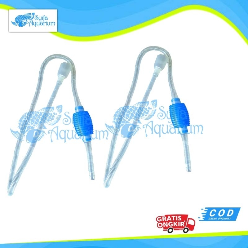Penyedot Air Aquarium Cleaner Pump Alat Penguras Aquarium Siphon