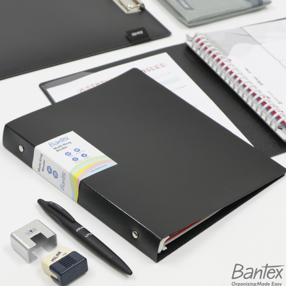 

Bantex Binder Trendy B5 26 Ring Black