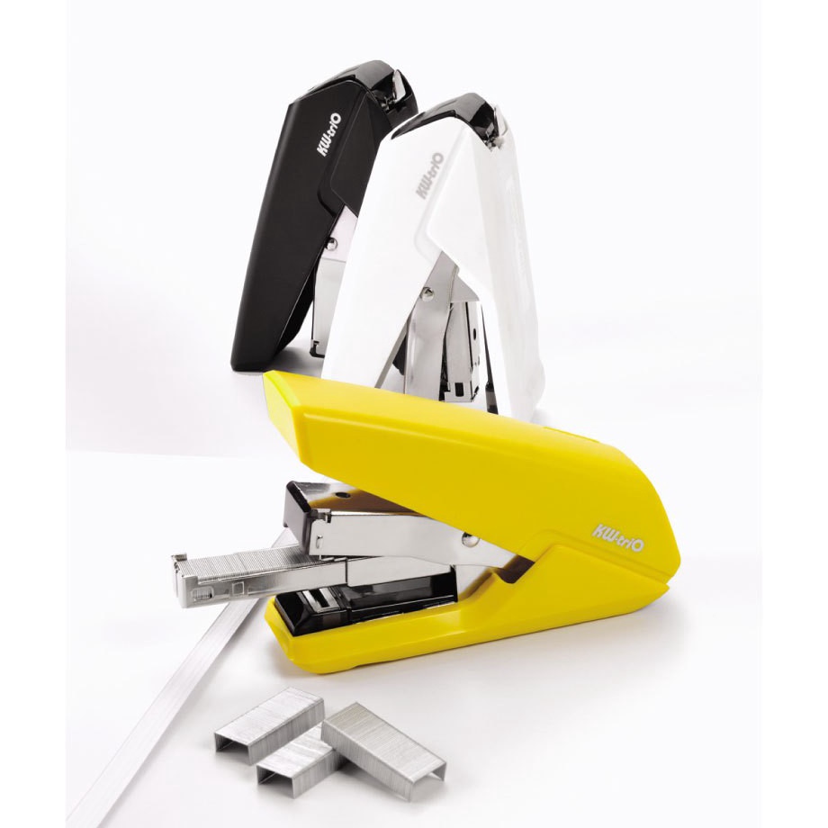 

Hot Sale Taiwan KWTRIO 5 Effortless Stapler 25 lembar 246 dan 266 ABS cover plastik SPCC metal