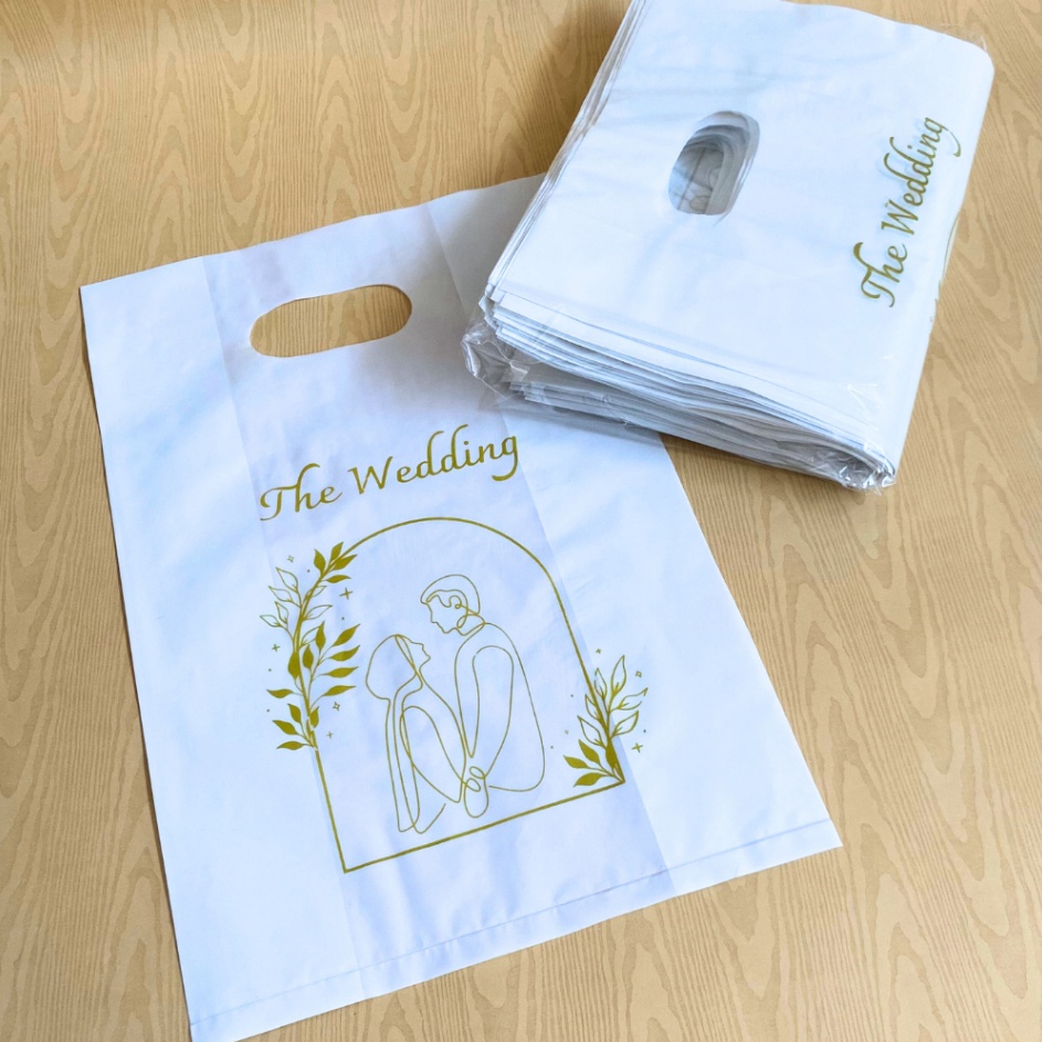 

Ready Stock 5 PCS PLASTIK THE WEDDING THANK YOU NIKAHAN HAJATAN