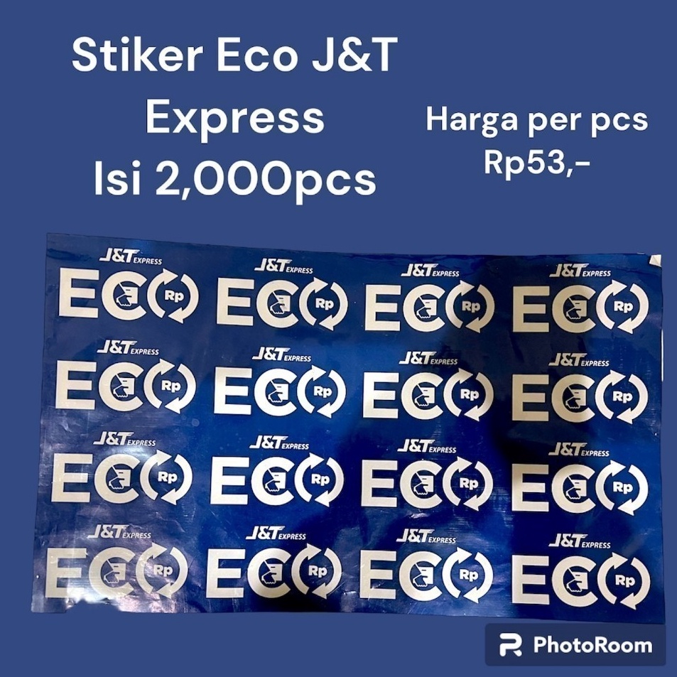 

Kirim Langsung Stiker ECO JNT Sticker isi 2 lembar ready stock