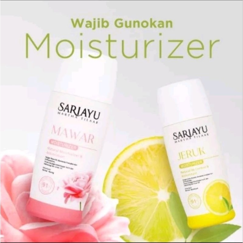 Sariayu Face Moisturaizer 35ml - Jeruk - Mawar | Pelembab Wajah Sari Ayu