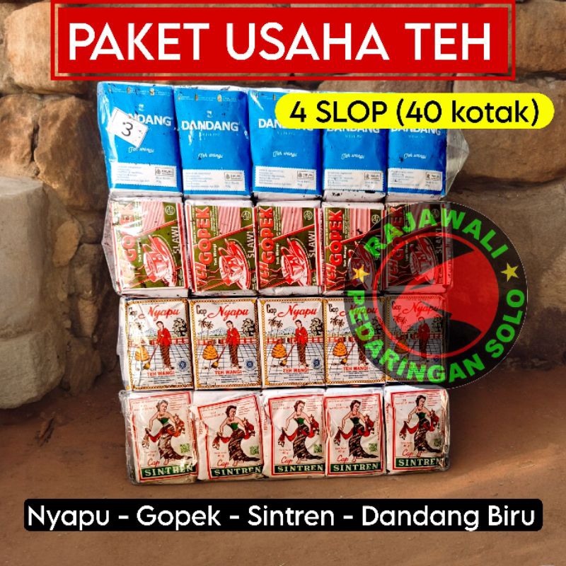 

PAKET USAHA TEH JUMBO 4 SLOP DANDANG NYAPU GOPEK SINTREN TEH SOLO