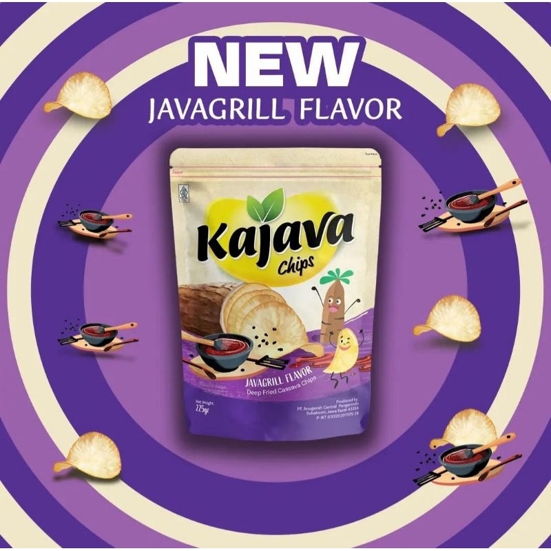 

KERIPIK SINGKONG (KAJAVA CHIPS VARIAN RASA JAVAGRILL FLAVOR) ISI 225 gr