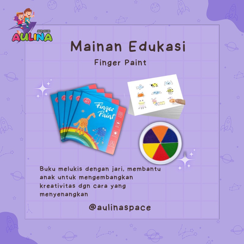 

Aulina Space - Finger Paint Book