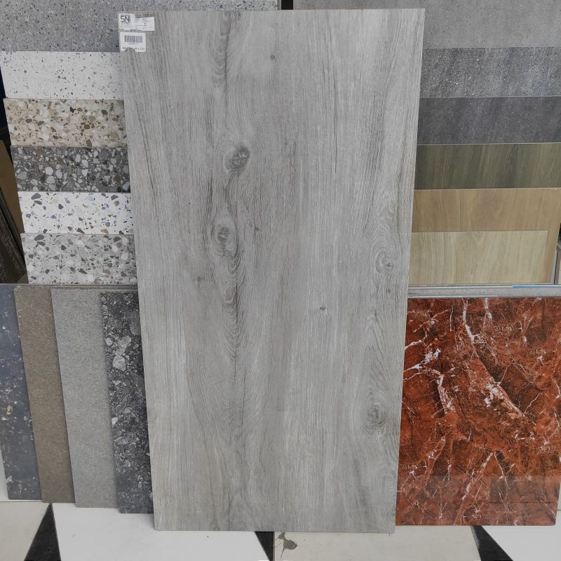 Granit Lantai Motif Kayu 60x120 Engress Grey