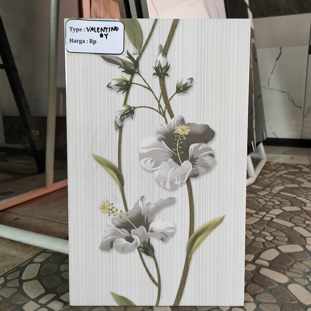 Keramik Dinding 25x40 Uno Valentino GY Pare Kediri