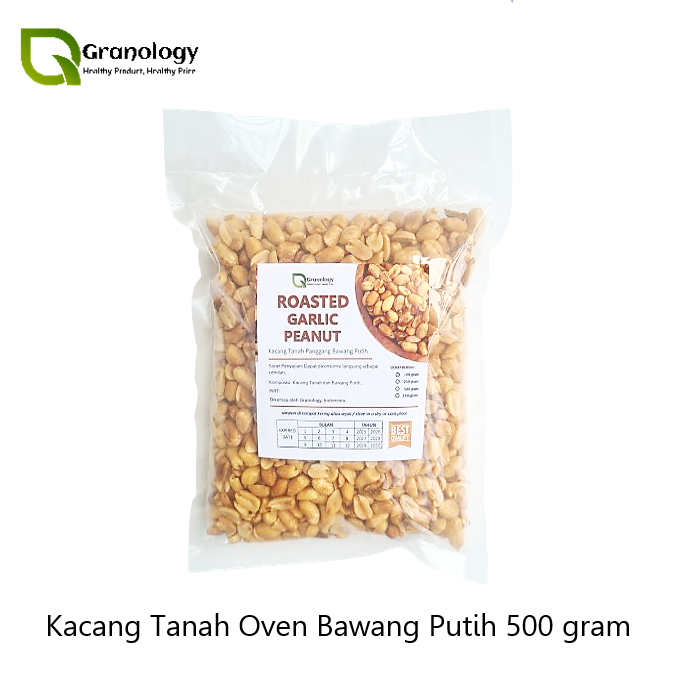 

Kacang Tanah Panggang Bawang Putih / Roasted Garlic Peanut (500 gram) by Granology