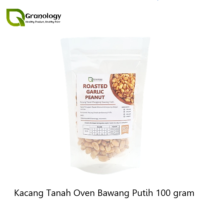 

Kacang Tanah Panggang Bawang Putih / Roasted Garlic Peanut (100 gram) by Granology