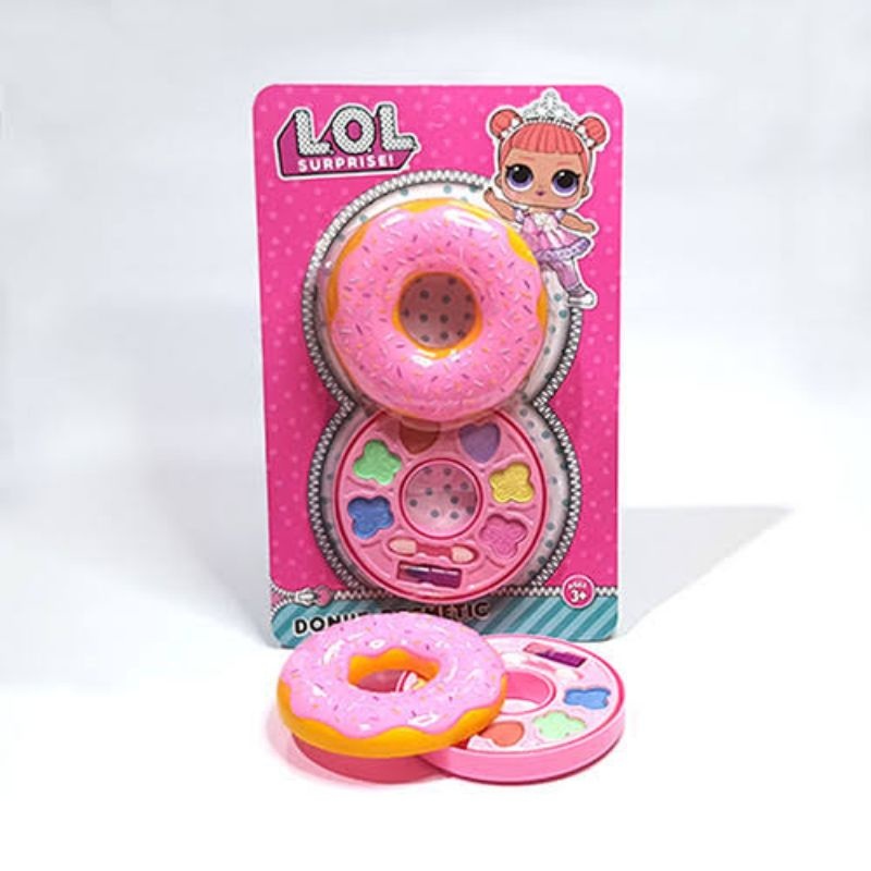 MAINAN ANAK MAKE UP DONAT LOL / Mainan make up anak model donut