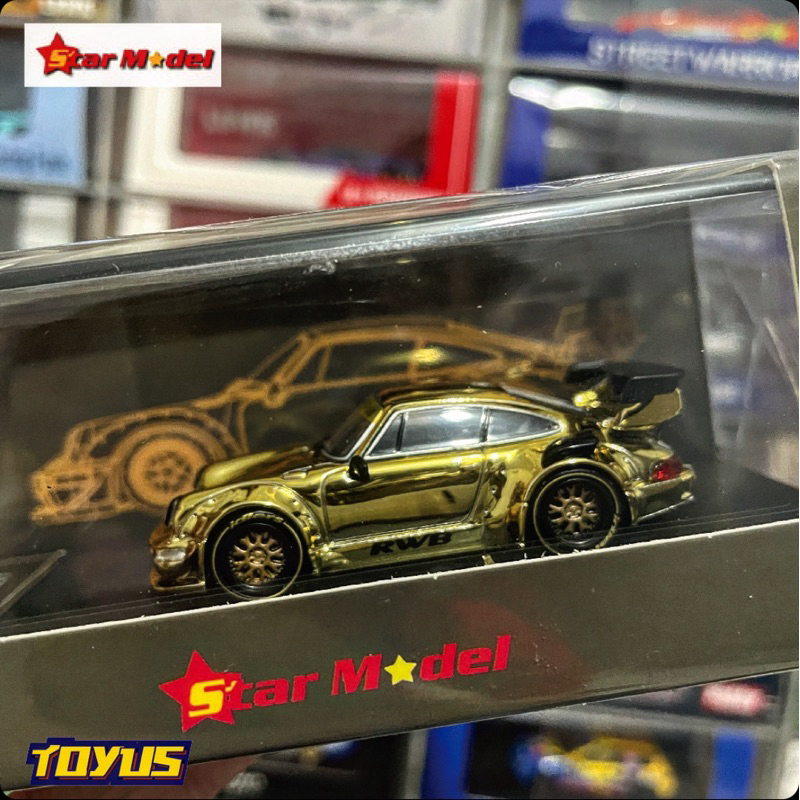 Star Model - Porsche RWB 964 Chrome Gold