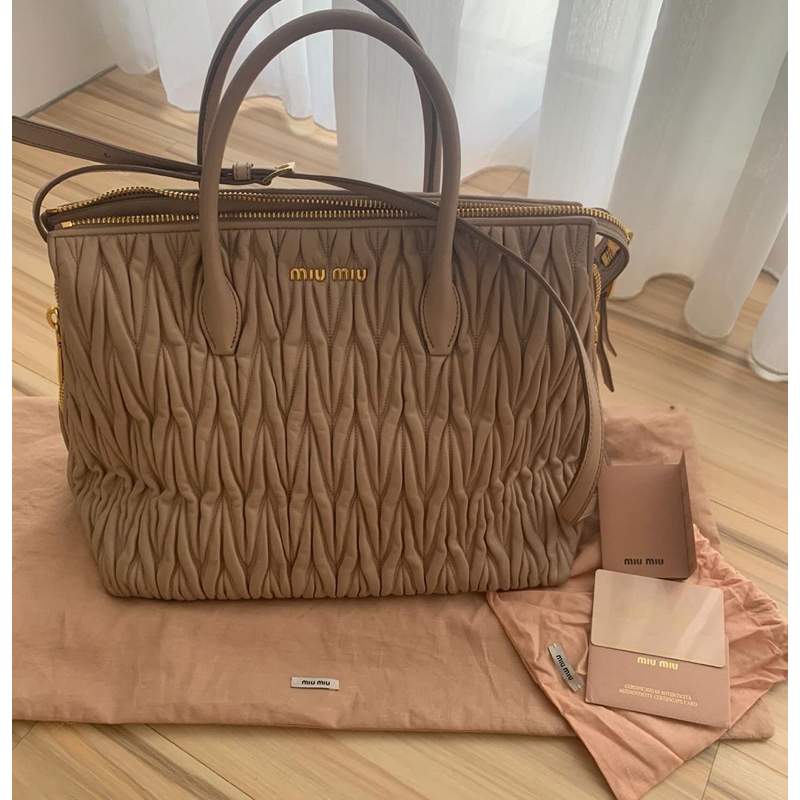 Preloved-MiuMiu HandBag - 100% Authentic