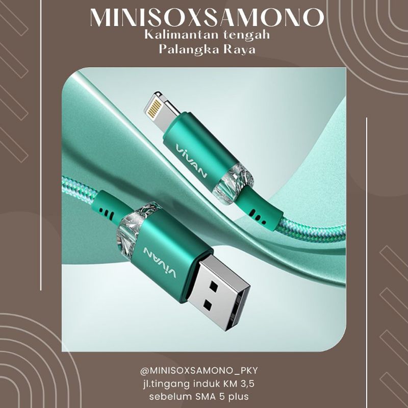 kabel data USB lightning Vivan VXL100S