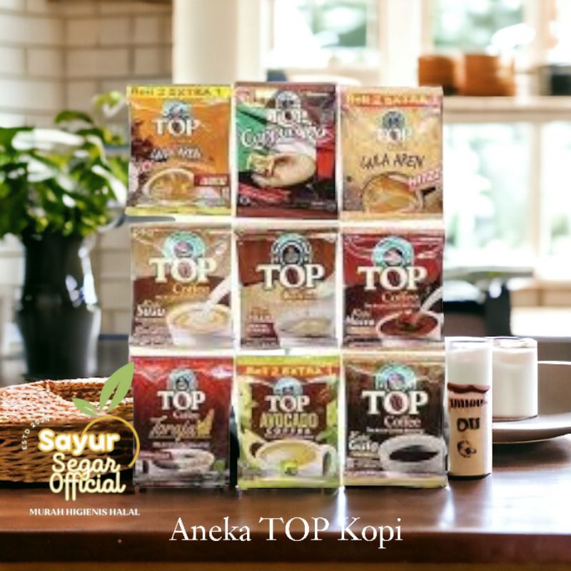 

Aneka Varian Rasa TOP Kopi Renceng isi 10 bks