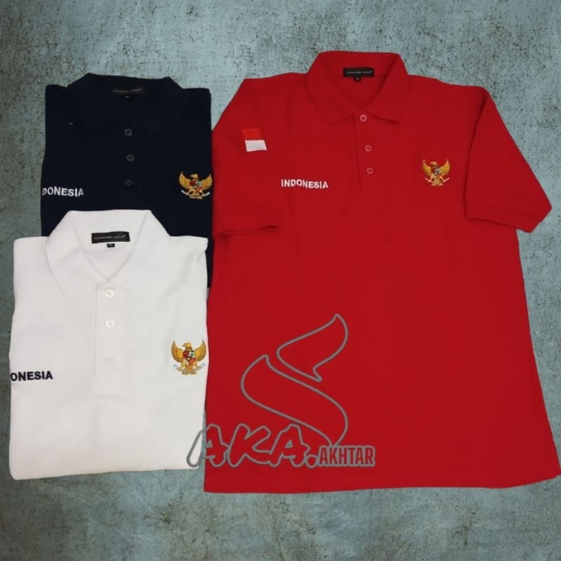 KAOS POLO GARUDA KAOS LAKOSTE GARUDA KAOS TSHIRT GARUDA INDONESIA KAOS 17 AGUSTUS KAOS KERAH GARUDA