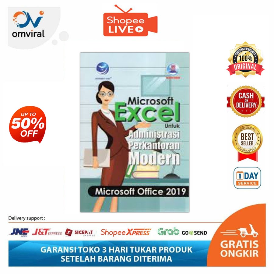 Buku Microsoft Excel Untuk Administrasi Perkantoran Modern Office 2019