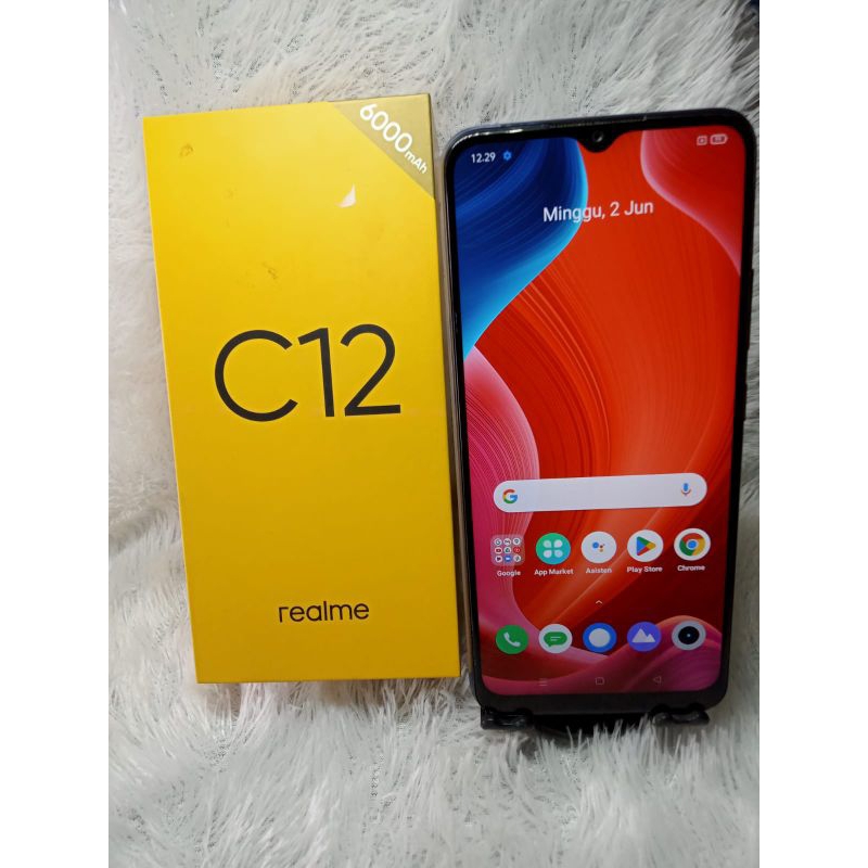 JUAL HP SECOND REALME C12 RAM 3/32