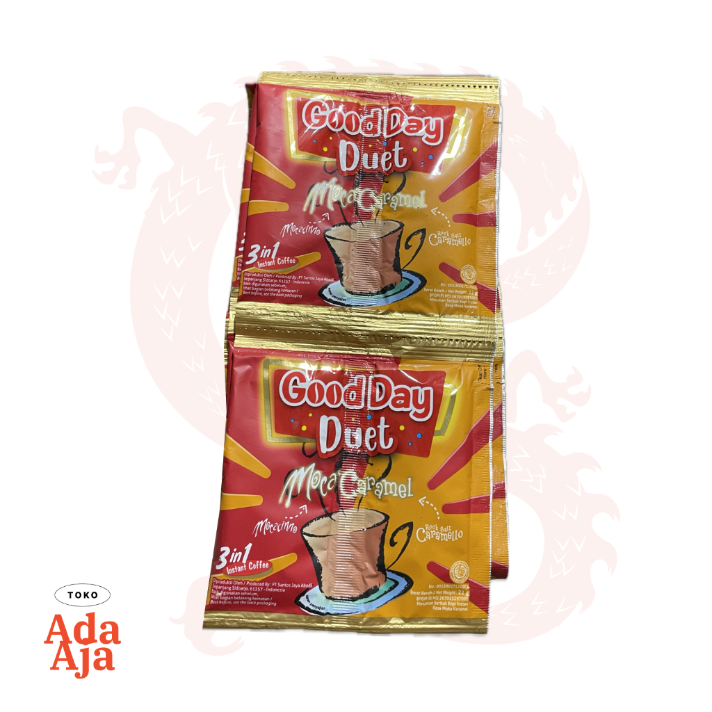 

Goodday Moca Caramel Duet Good Day Mocha Caramel isi 10 Sachet 22gr