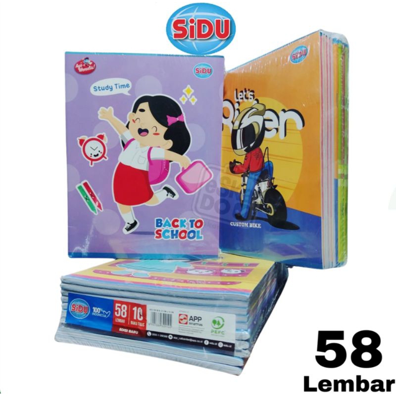 

BUKU TULIS SIDU ISI 58 LEMBAR