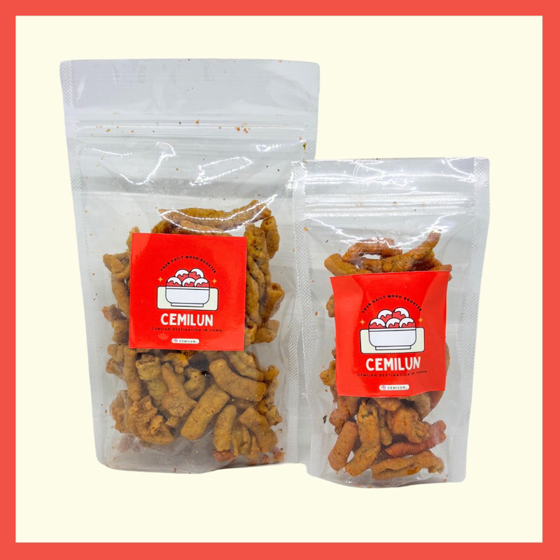 

Cemilun - Keripik Usus Crispy Pedas Renyah Murah