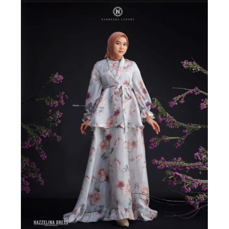 PROMO GAMIS NADHEERA LUXURY HAZZELINA DRESS ORI