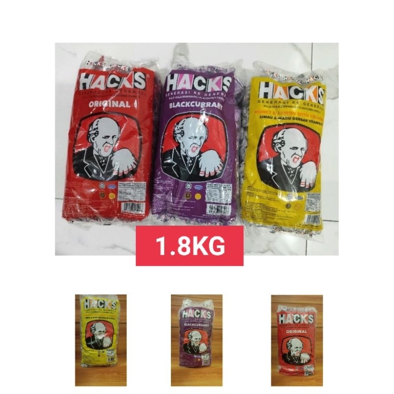 

Permen Hack's Original Candy Hack BlackCurrant Lemon 1.8kg