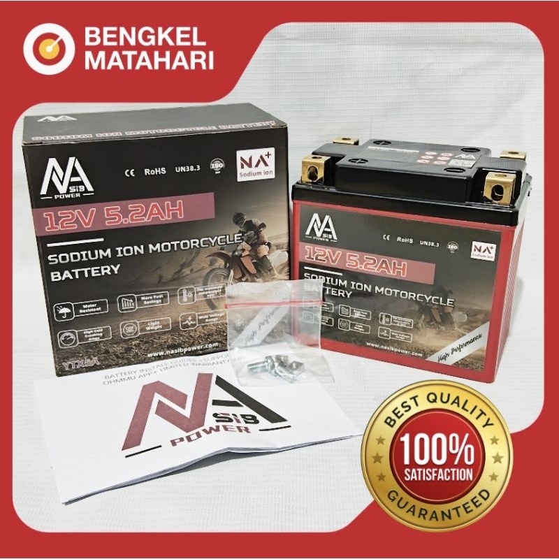 AKI KERING NANO (YTX5A) VARIO 150, SATRIA FU150 ORIGINAL