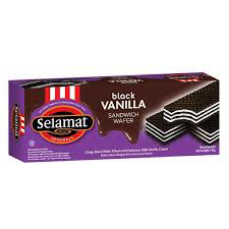 

Selamat Black Vanila Sandwich Wafer 145 gr