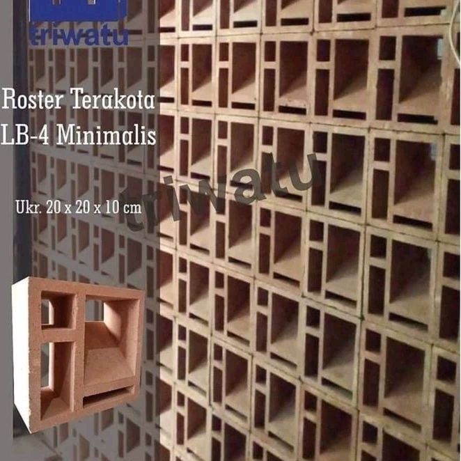 roster beton bata merah roster minimalis ventilasi udara