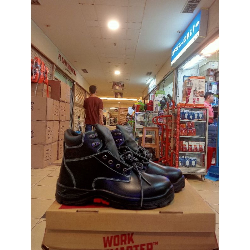 SEPATU SAFETY AETOS TUNGSTEN BLACK / SAFETY SHOES AETOS - ORIGINAL