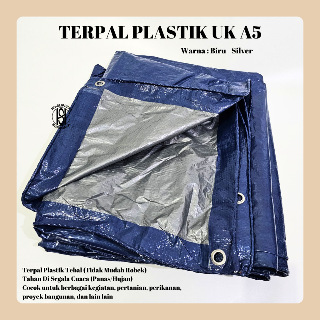 TERPAL PLASTIK A5 UK 4X5 4X6 / TERPAL PLASTIK / TERPAL A5