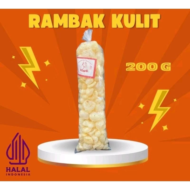 

Krupuk rambak kulit sapi original asin