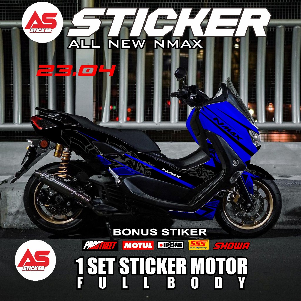 Decal DEKAL STICKER STIKER NMAX ALL NEW FULL BODY BODI TERBARU TERMURAH TER KEREN WARNA VIRAL POLOS 