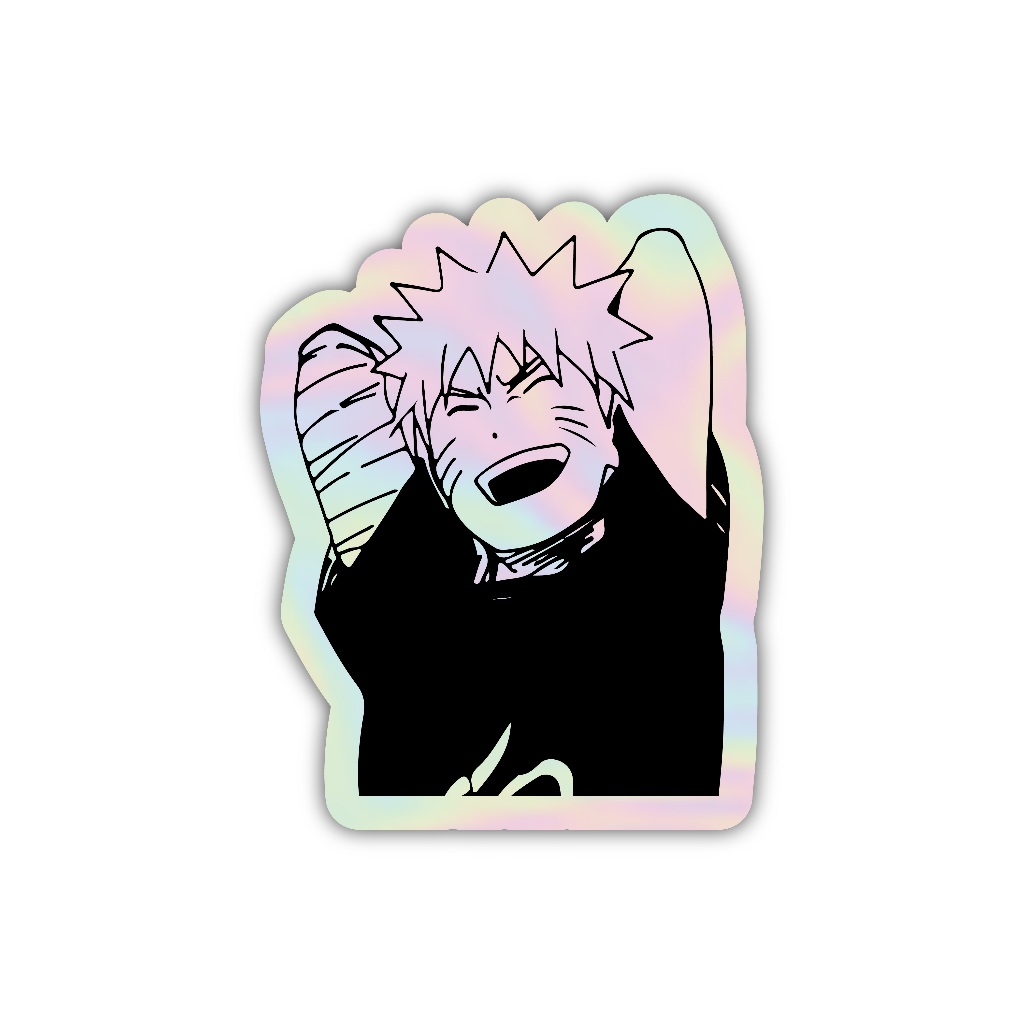 

Z134 sticker anime naruto, stiker hologram satuan