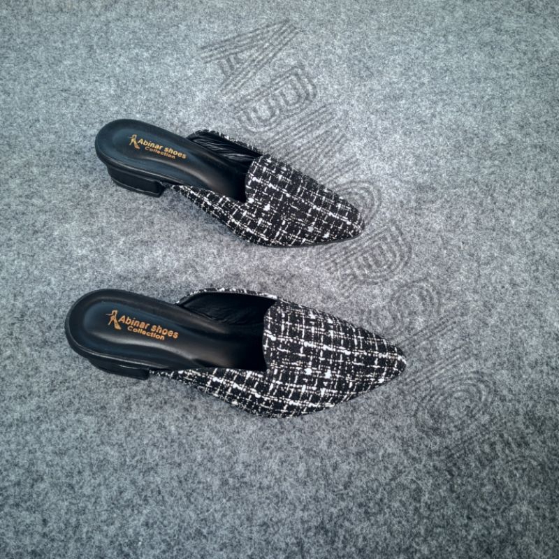 Flat Shoes Wanita terbaru | Sandal bustong Wanita |Sandal Bapau Wanita tren hak 3 cm |Sandal Wanita 