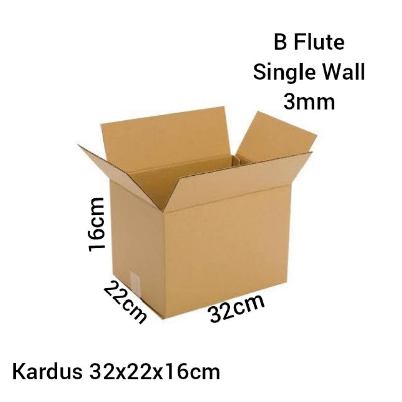 

Kardus Box Ukuran 32x22x16cm