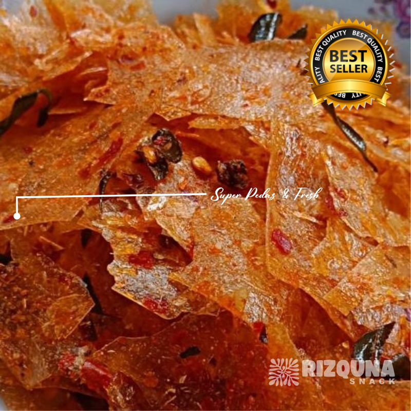 

Kripik Kaca Pedas Daun Jeruk Terpedas 1kg Keripik Kaca / Kripca pedas jeruk