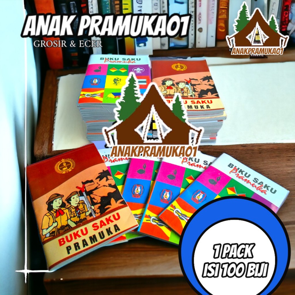 

1 pack buku saku pramuka terbaru isi 100 biji
