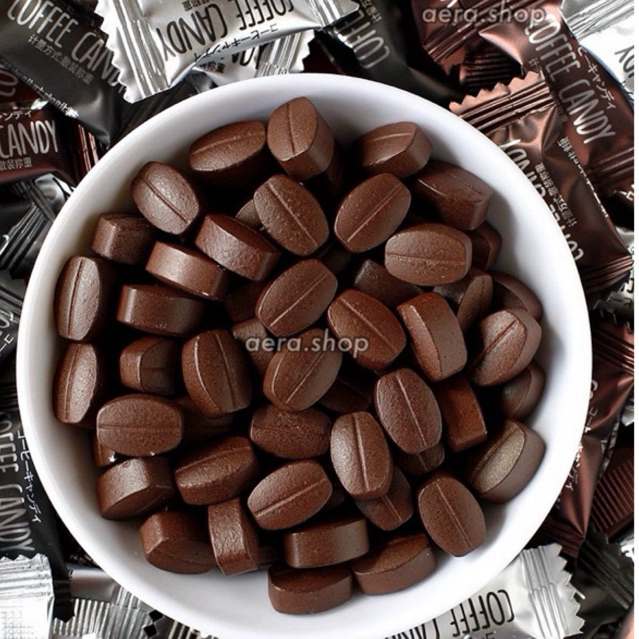 

Coffee Candy Mini - Permen Kopi Black Coffee (Japanese Style) Premium Strong Coffee Bean Candy