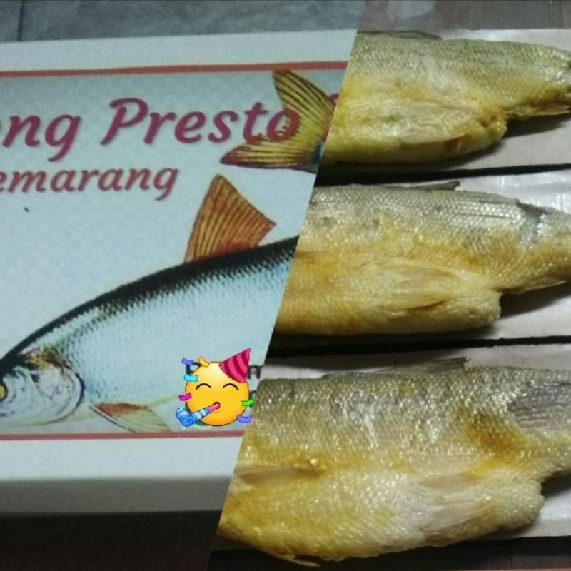 

satu dus isi 3 pcs bandeng presto duri lunak ukuran sedang