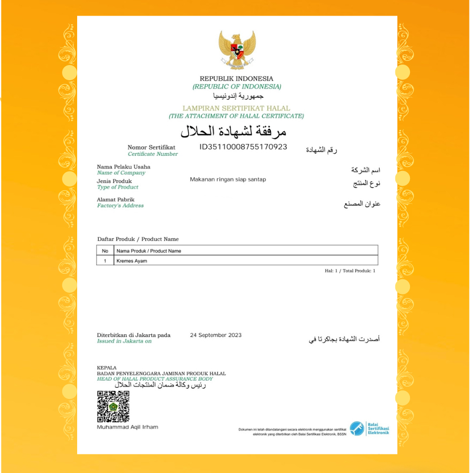 

Lezatoz_Genz Kremes Kremes Ayam Original 100Gram Original Kremes Original Enak