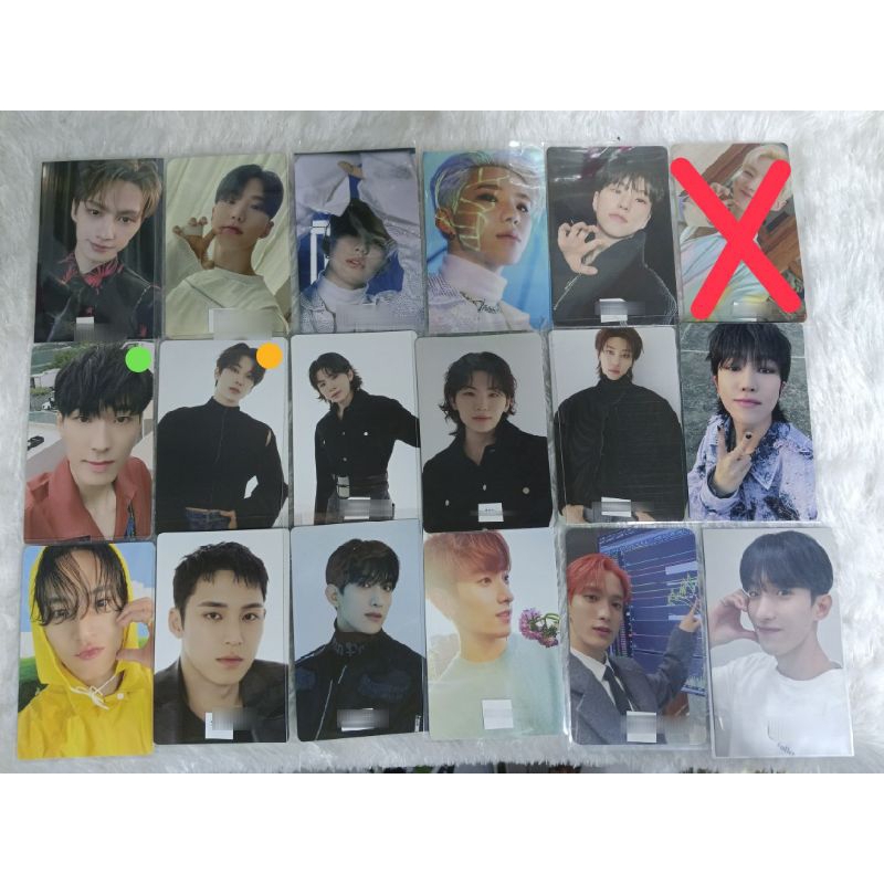 (Ready) official photocard / pc seventeen svt jun hoshi wonwoo woozi the8 dk mingyu membkit hotel ye
